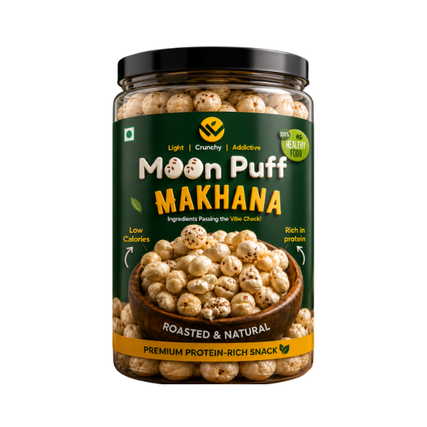 Bowl of Moon Puff roasted makhana by WEVY Groups
